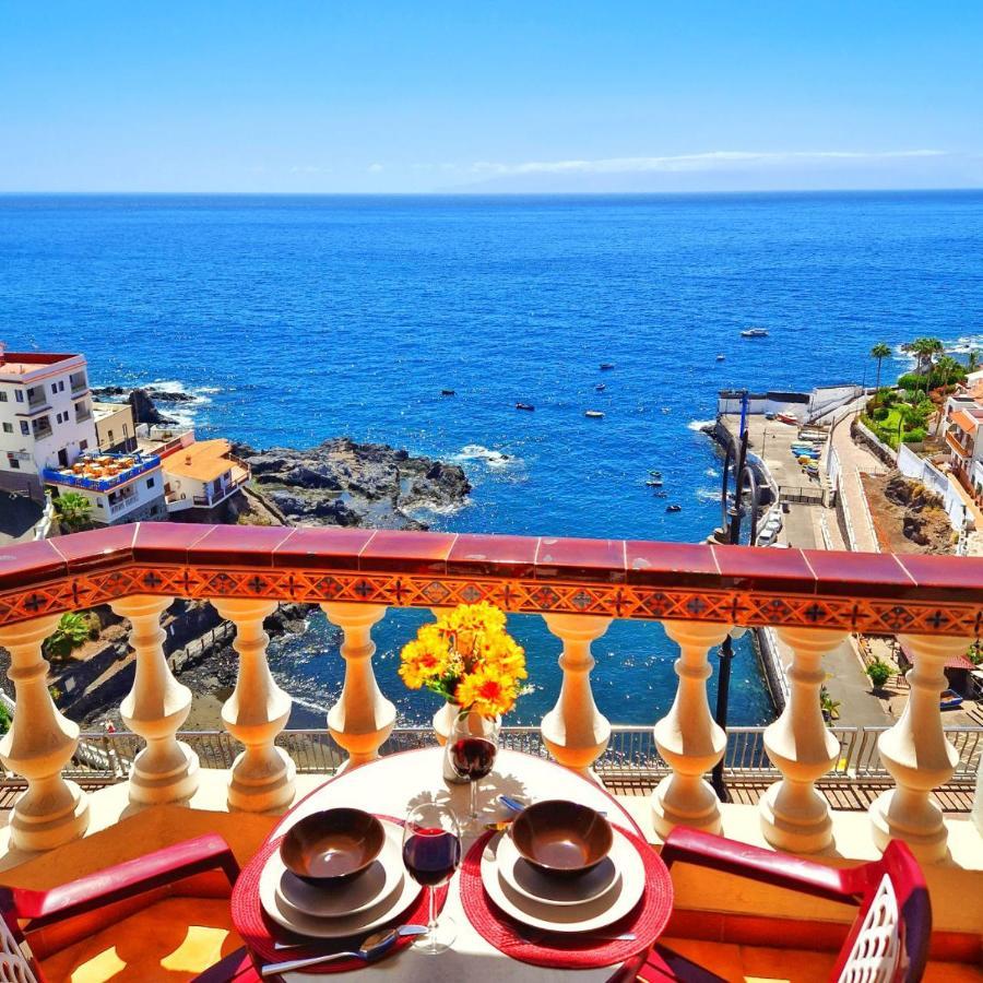 FRONT LiNE OCEAN ViEW 2BeD Wi-Fi YOUR HOLiDAY HOME Puerto de Santiago  Zewnętrze zdjęcie